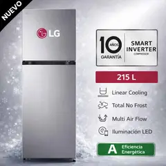 LG - Refrigeradora LG Top Freezer 215L Linearcooling Vt22BPY