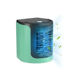 GENERICO - Mini Ventilador de Aire Acondicionado Verde