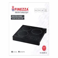 FINEZZA - Cocina de inducción - 3 hornillas FZ-320IN-3