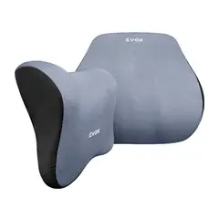 JOTA STORE - Set de Cojines Ergonómicos Evox WR9-G Gris Lumbar y Cervical
