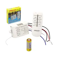 OPALUX - Interruptor Control Remoto 2 Vías 200-240V AC OP-RS2W OPALUX