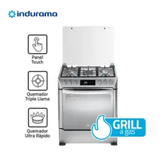 INDURAMA - Cocina a Gas 5 Hornillas Croma Indurama ROMA ZAFIRO