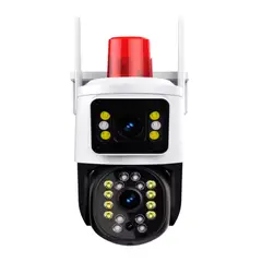 GENERICO - Cámara de seguridad Doble Lente Alta Resolución 360°