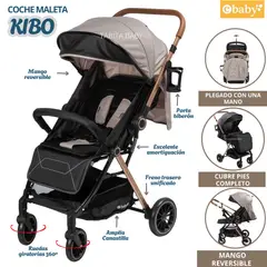 EBABY - Coche de Paseo Mango Reversible kibo Beige