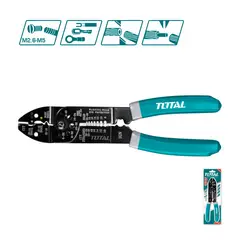 TOTAL TOOLS - Alicate Pelacables 8.5 Corta Cable Multifunción Total