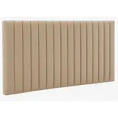 MAVISAC - Cabecera Nyra Mavisac Plaza Queen Beige Tela Vigo aterciopelada
