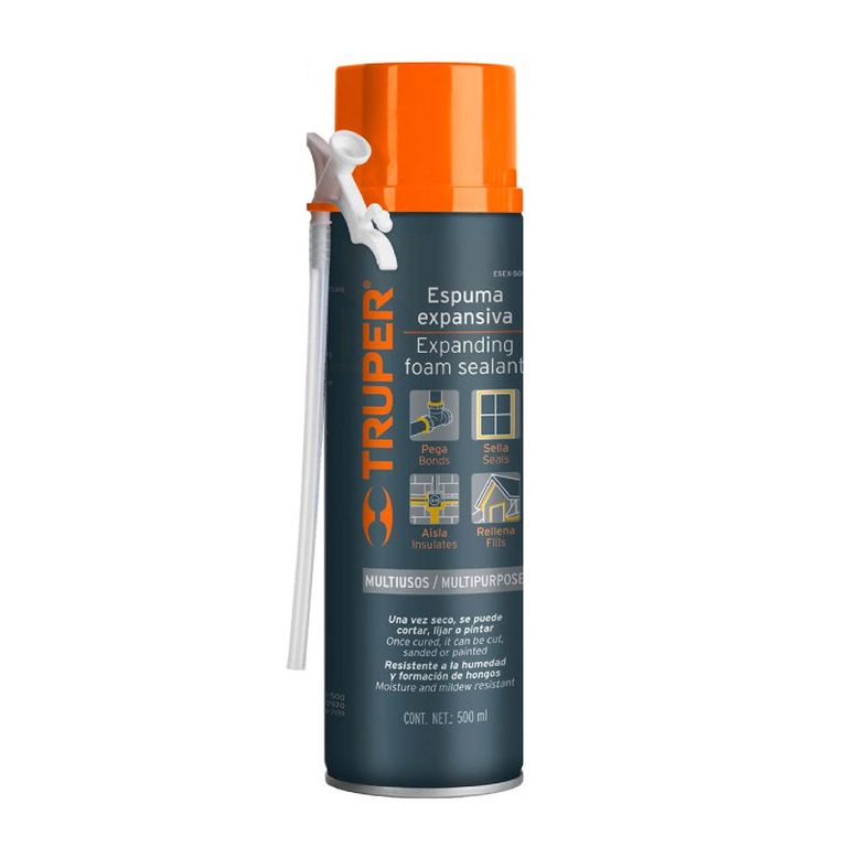 Espuma expansiva de 500 ml, Truper - 10920