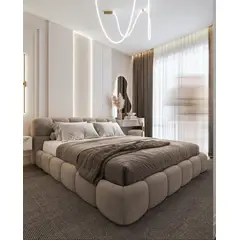 GENERICO - Cama Box Tarima Idrogo Moka Plaza y Media