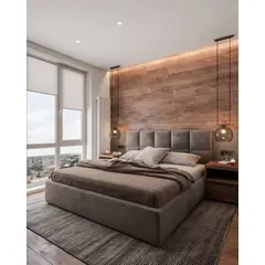 GENERICO - Cama Box Tarima Iberic Chocolate King