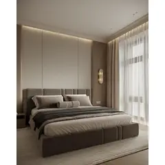GENERICO - Cama Box Tarima Nebula Moka King