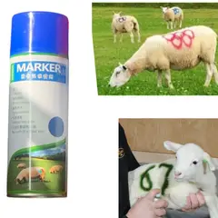 GENERICO - Aerosol Spray Marcador De Animales Color Azul - 450 ml -