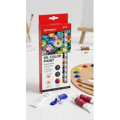 GENERICO - PINTURA AL OLEO 12 COLORES