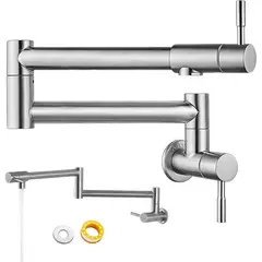 PUREPOWER - Grifo giratorio de 360 grados para cocina soporte de pared