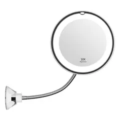 GENERICO - Espejo Flexible LED con Zoom 10x