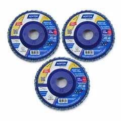 NORTON - Disco Flap Norton Pro Polifan 115mm Grano 40 PACK 3 UNIDADES
