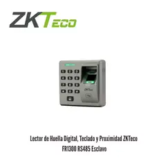 ZKTECO - Lector de Huella Digital, Teclado y Proximidad FR1300 RS485 Esclavo