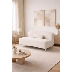 ARTSOFA - Banqueta Dos Cuerpos Miro Beige Antifluido