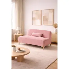 ARTSOFA - Banqueta Dos Cuerpos Miro Rosa Antifluido