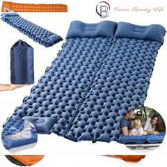 PUREPOWER - Colchón Inflable Para Acampar Colchoneta Autoinflable Doble Para Acampar y viajes