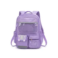 OEM - Mochila Escolar Tamaño Oficio K-POP Lila