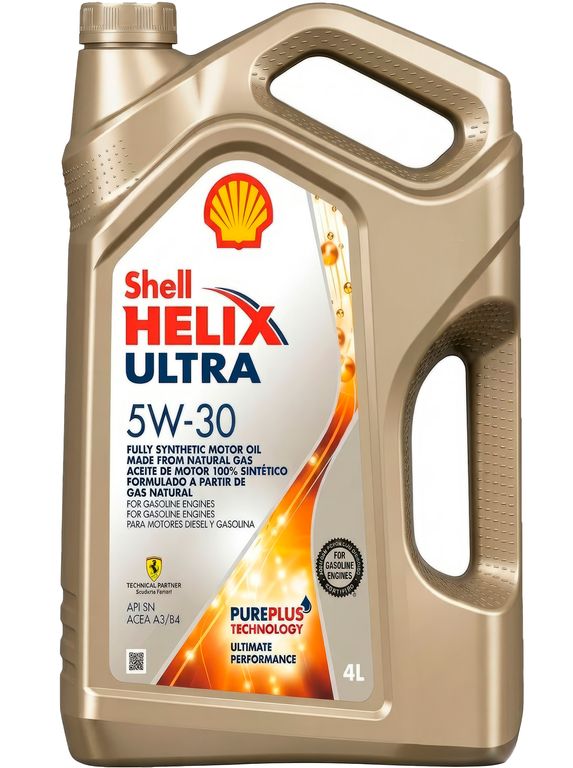 Aceite de Motor Shell Helix Ultra Full Sintetico SP 5W-30 4LT