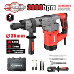 RANKOR - Martillo Demoledor Hexagonal 17mm Rankor RDB130001 20J 1300W