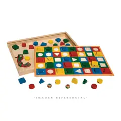 GENERICO - JUEGO DIDÁCTICO COLORAMA FIGURAS GEOMETRICAS