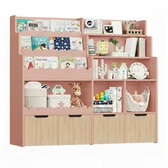 GENERICO - Biblioteca Organizadora Infantil Bicolor Chloe con Gabinetes  Amore Home