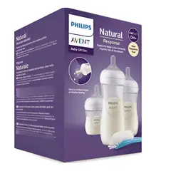 Philips Avent - Set de Recien Nacido Philips Avent Anticolico Antigoteo 3 Biberones + Escobilla