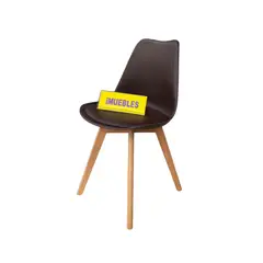 TEMEL - Silla Vintage Marrón TEMEL-3137 Estilo y Comodidad para Cualquier Espacio