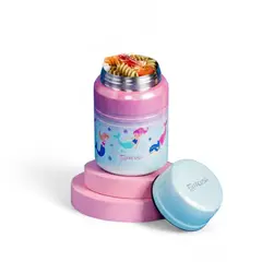 FACUSA - Termo para comida Tiny de Facusa 600 ml con cuchara de acero plegable