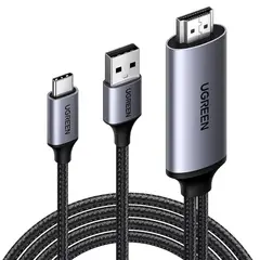 UGREEN - Ugreen CM773 Adaptador Hdmi A Usb C 4k Para Monitor Usb C