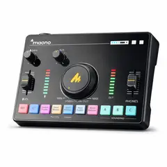 MAONO - Interfaz de Audio y Mezclador Maonocaster AMC2 NEO XLR 48V USB-C Bluetooth