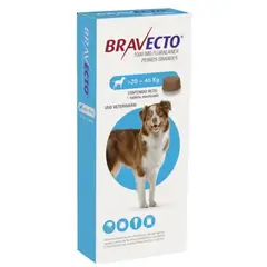 BRAVECTO - BRAVECTO 20-40KG 1000MG X1 TABLETA MASTICABLE