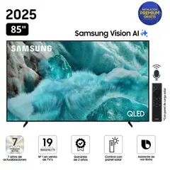 SAMSUNG - Televisor Samsung QLED 85" Visión AI Smart TV QN85Q7F - Nuevo 2025