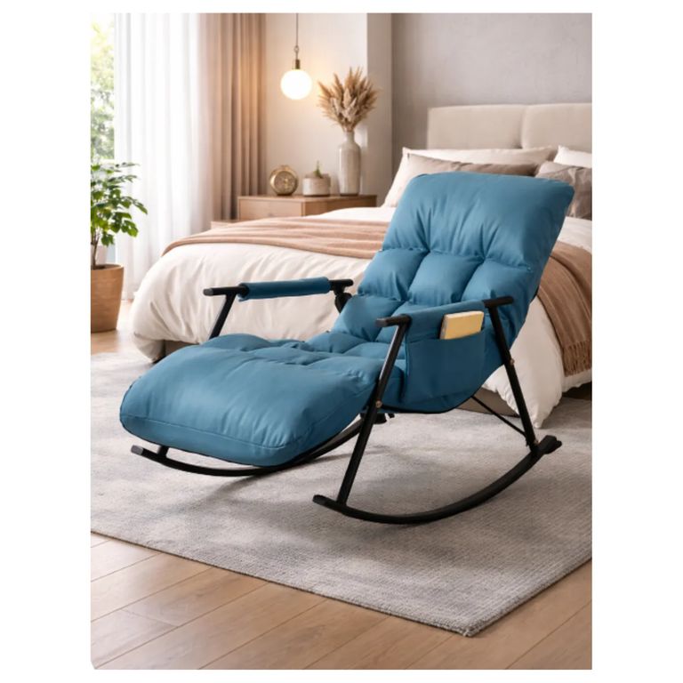 SILLA MECEDORA RECLINABLE CON PORTA CELULAR