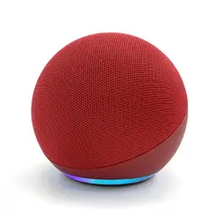 OEM - Parlante Asistente De Voz Tipo Alexa Rojo