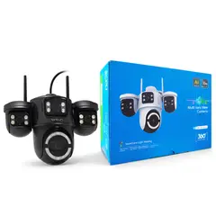 OEM - Cámara De Vigilancia Triple Lente 360° Wi-Fi