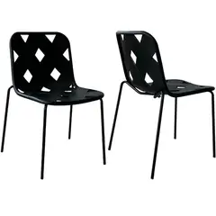 ZIYAZ - Silla De Comedor Vilas Negro