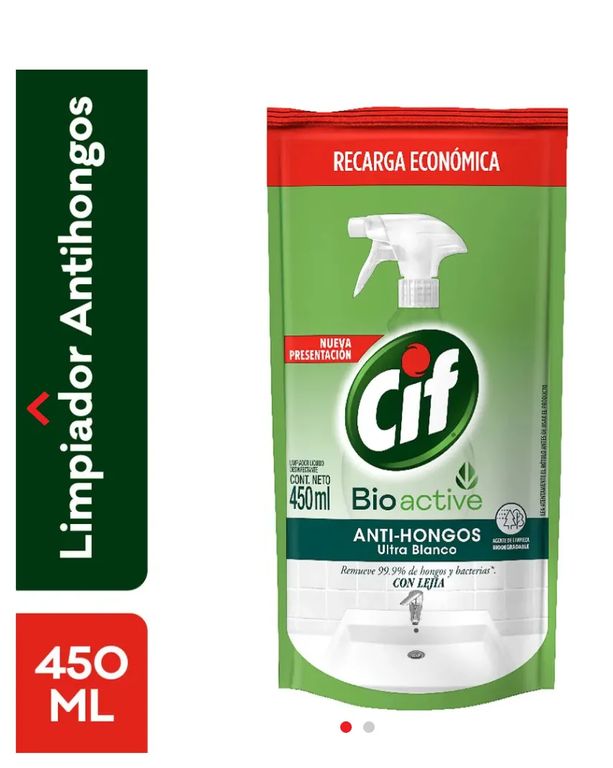 CIF ANTI-HONGO ULTRA BLANCO DOY PACK 450ML