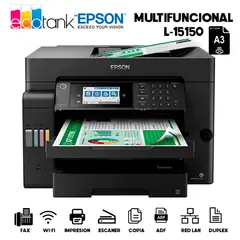EPSON - Impresora A3 Epson EcoTank L15150 con WiFi Ethernet y escáner dúplex