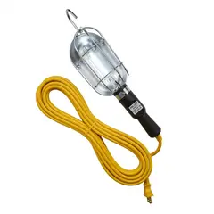 HOME LIGHT - Lámpara para Taller 7.5 mts Home Light con Canastilla metálica