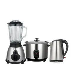 Imaco - Combo licuadora 1.5lts + Olla arrocera 1.2lts + Hervidor 1.7lts Imaco