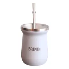 BREMEN - Mate BREMEN Acero inoxidable Gris 180 ml
