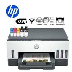 HP - Impresora Multifuncional HP Smart Tank 720 sistema continuo, Wi-Fi, ADF, Dúplex Automático - 6UU46A#AKY