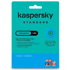 KASPERSKY - ANTIVIRUS STANDARD 1PC / NOTEBOOK / CELULAR DURACION 1 AÑO