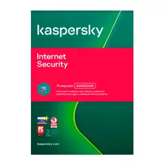 KASPERSKY - KASPERSKY INTERNET SECURITY PARA 1 PC LICENCIA 1 AÑO PRODUCTO FISICO