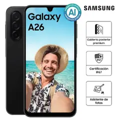 SAMSUNG - SAMSUNG GALAXY A26 5G 256GB BLACK