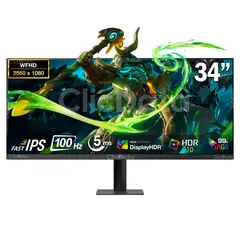 LG - Monitor LG 34U511A-B 34 UltraWide WFHD 2560x1080 IPS 100Hz HDMI DP Headphones-out Gamer
