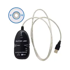 GENERICO - Interface de Guitarra Cable Usb Para Laptop y PC Y-M210